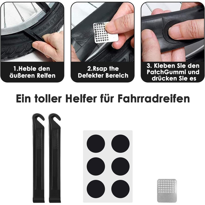 Мультитул велосипедний WOTOW 16-в-1 з чохлом - набір інструментів для ремонту велосипеда