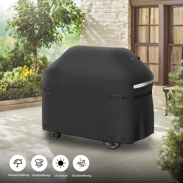 Чохол для гриля Weber Spirit II 300/200, водонепроникний, захист від УФ і негоди, 132 см, важкий матеріал, аналог 7139