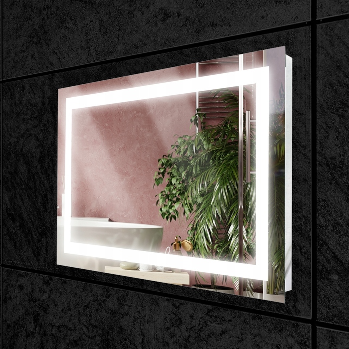 Настінне дзеркало Home & Decor Group 800 x 600 мм з LED-підсвіткою