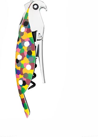 Відкривачка для вина Alessi 'Parrot' з алюмінію та PC, ручна робота, 'Proust', 13 см