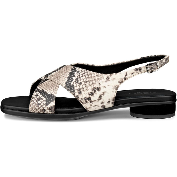 Босоніжки жіночі ECCO Sculpted Alba 25 Slingback, 40-41 EU, темно-глиняний колір, принт під змію
