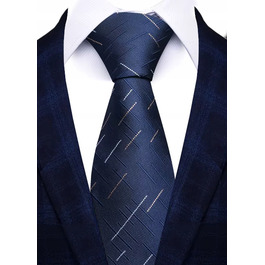 Широка краватка Elegance синього кольору