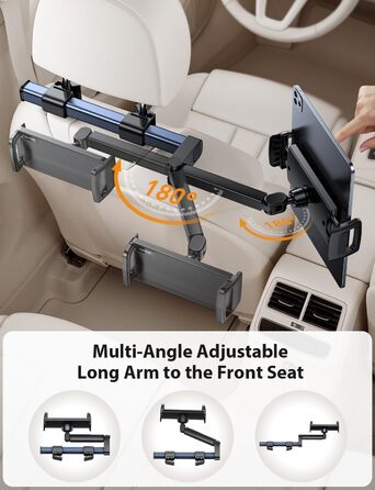 Тримач для планшета TRYONE в авто, кріплення на підголівник