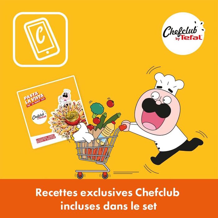 Tefal Chefclub Brat La Vista – Сковорода з антипригарним покриттям Titanium, індукційна, з термоіндикатором, зелена