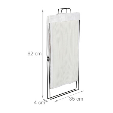 Relaxdays Laundry Basket Bamboo with Frame