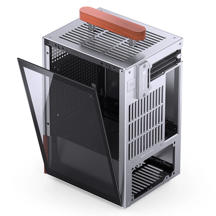 Корпус Jonsbo T6 Mini-ITX, сріблястий