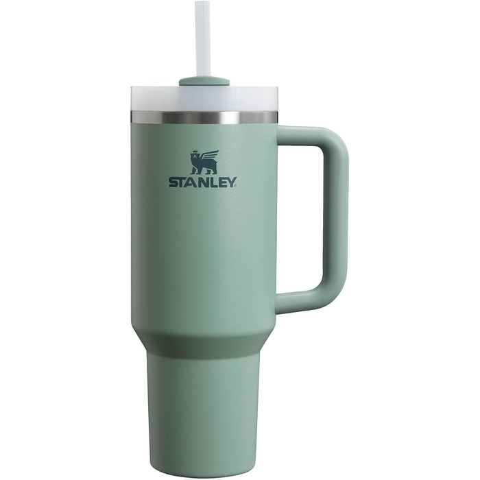 Термокружка Stanley Quencher H2.0 Flowstate 1.2L з трубочкою - 11 годин холоду, 48 годин з льодом, BPA Free, з нержавіючої сталі, Shale