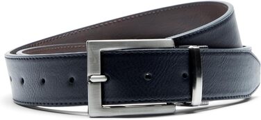 Чоловічий ремінь Nike Core з можливістю перевертання (3XL, Чорний/Коричневий, текстура гальки)