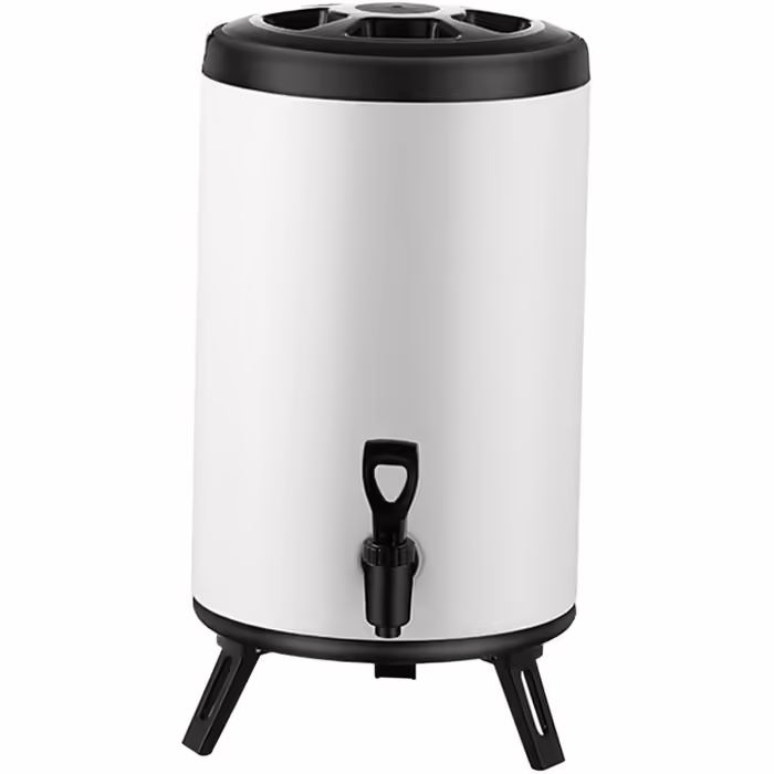 Insulated beverage dispenser, insulated tank, tea dispenser, milk dispenser for commercial use, 12l