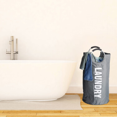 Relaxdays Foldable Laundry Basket with Handles