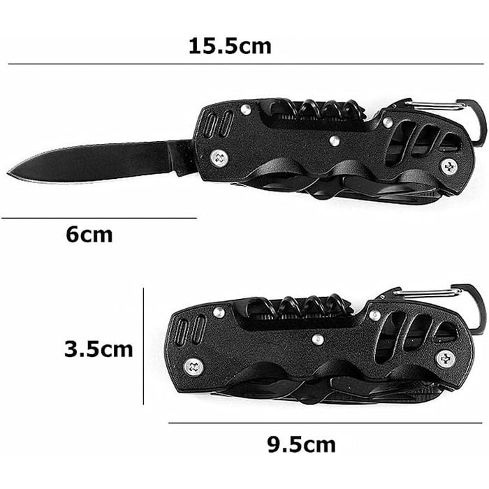 Мультитул 14-в-1: інструмент для тата, чоловіків та жінок. Мультиінструмент для виживання, кишеньковий ніж, складаний ніж з плоскогубцями, пилкою, викрутками для дому, кемпінгу, походів, велоспорту