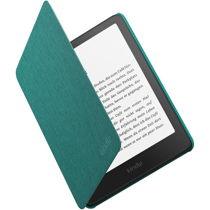 Чохол для Amazon Kindle Paperwhite та Kindle Colorsoft - Легкий, водонепроникний, з тканини (Смарагдово-зелений)