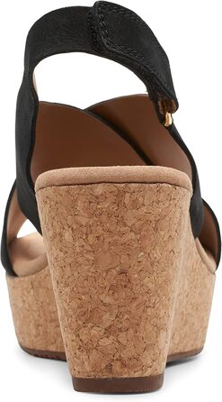 Босоніжки Clarks Annadel Eirwyn на підборах, чорні, нубук, 40 EU