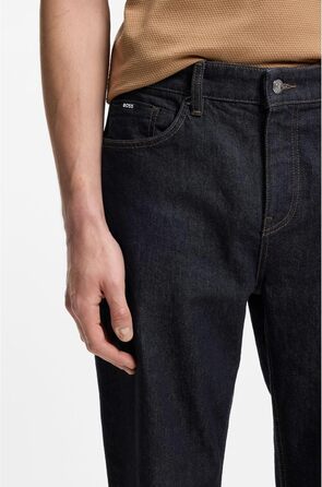 Чоловічі джинси BOSS Maine Regular-Fit сині з еластичного деніму (46W/34L)
