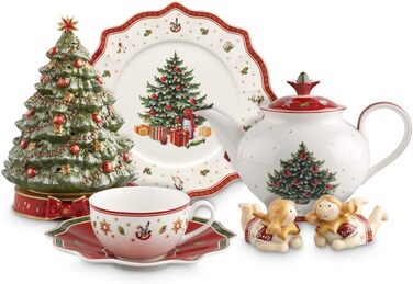 Преміальний порцеляновий підставка для яєць Villeroy & Boch Toy's Delight, білий/червоний/золотий