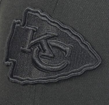 Кепка бейсбольна New Era NFL 39thirty Kansas City Chiefs чорна (S-M) - Офіційна ліцензія
