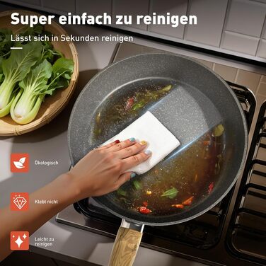 Набір каструль та сковорідок Kitchen Academy, 30 предметів, з антипригарним покриттям, сірий