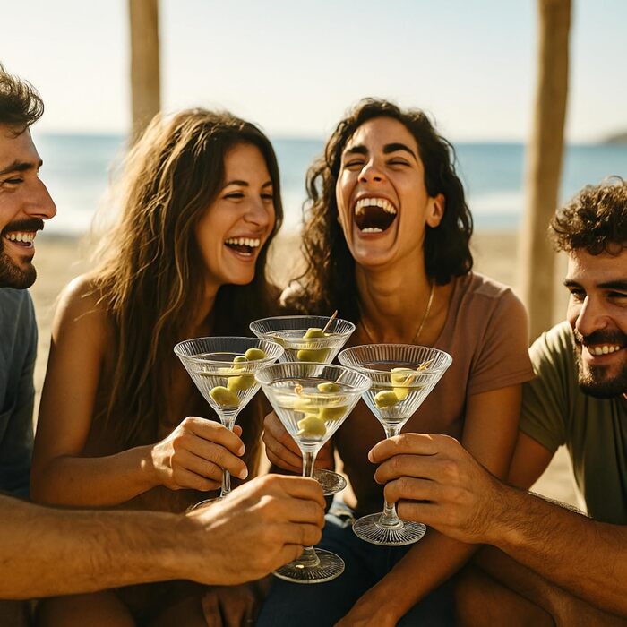 Набір для коктейлів Vemacity: шейкер (500 мл) + 2 келихи Espresso Martini з золотим бордюром, барна ложка та джиггер | Набір бармена | Келихи та шейкер для коктейлів | Ідеальний подарунок на Різдво та Новий рік | Золотий шейкер та класичні келихи Мартіні