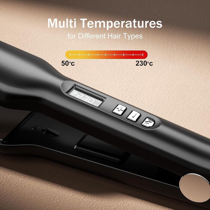 Випрямляч для волосся K&K Haare 45 мм з керамічно-титановим покриттям та іонізацією