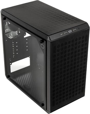 Корпус Cooler Master MasterBox Q300L V2 Mini-Tower Micro-ATX з USB 3.2 Gen 2x2, 120 мм вентилятор, загартоване скло, чисте кабельне прокладання та кілька варіантів охолодження