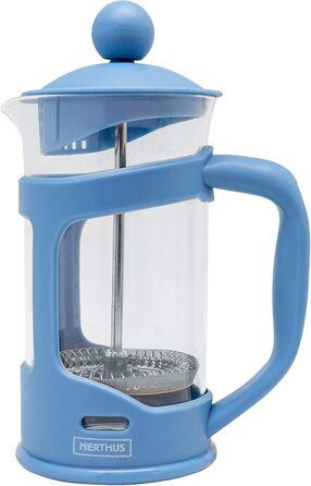 Кавоварка French Press NERTHUS FIH 319, 350 мл, блакитна