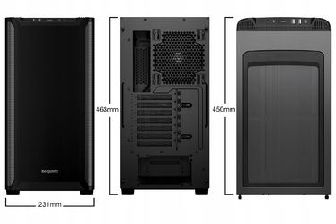 Корпус для комп'ютера be quiet! Pure Base 501 Midi Tower, чорний