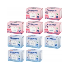 Набір фільтруючих картриджів Aquaphor Maxfor+ (5 шт.) та Maxfor+ Mg з магнієм (5 шт.) — 10 шт.