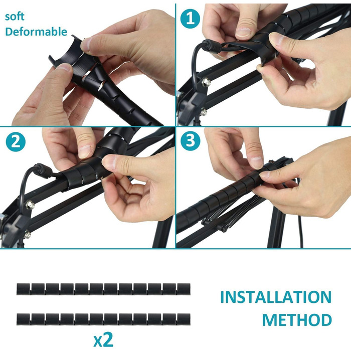 Підставка для мікрофона Blue Yeti SUNMON - міцна, поворотна на 360°, з металевою клямкою. Сумісна з HyperX QuadCast 2, Fifin AM8, Seiren Mini V3, MV7 та іншими мікрофонами.