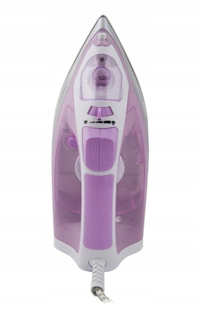 Парова праска Esperanza 2400W, керамічна підошва, система Anti-Drip, рожева