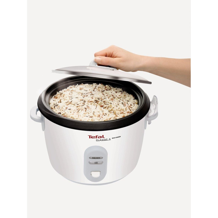 Мультиварка Tefal RK8121 45 в 1 з LCD-дисплеєм, 5л, нержавіюча сталь – для рису, каш, супів та інших страв