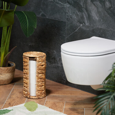 Relaxdays Toilet Paper Holder for 3 Rolls