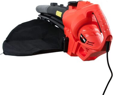 Grafner 3-in-1 Electric Leaf Blower 3500 Watt, Shoulder Strap and Wheels, 35 Liter Collection Bag, Leaf Reduction of up to 90%, 270 km/h, Suction, Blowing, and Shredding, Electric Leaf Blower, Leaf Vacuum, Shredder, Blower