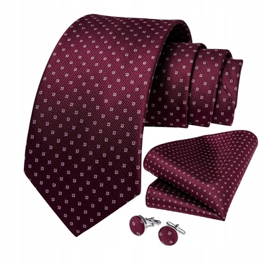 Широка червона краватка Luvu