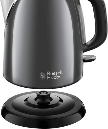 Електричний чайник Russell Hobbs 1.0л Colours+ з нержавіючої сталі (2400W, швидке кип'ятіння, фільтр від накипу, індикатор рівня води, компактний)