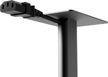 Підлогові стійки для акустики Kanto SPH - регульована висота, управління кабелями, пара, чорний