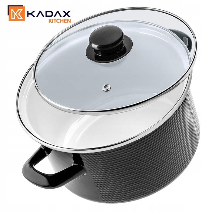 Набір емальованого посуду Kadax, 8 предметів