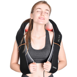 Масажер для ніг RENPHO з підігрівом, електричний, Shiatsu, роликовий, компресійний, для фасціїту, розслаблення м'язів та підошв (RF-SNM060)
