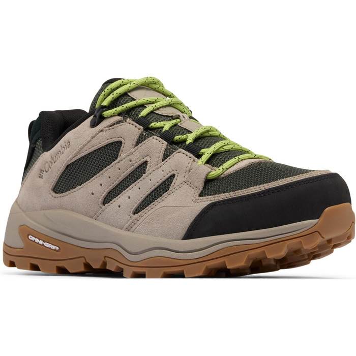 Чоловічі трекінгові черевики Columbia Redmond Iv Low Waterproof Mid Rise, 47 EU, Gravel Napa Green