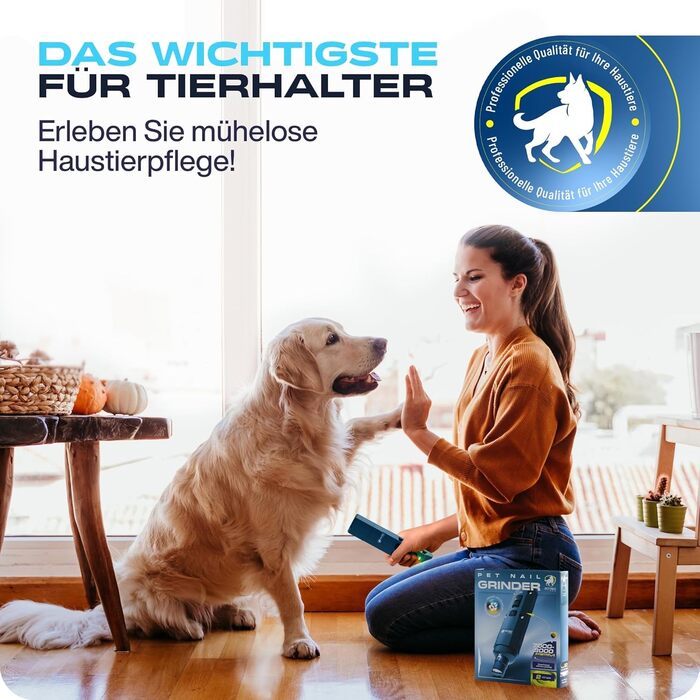 Електричний точилка для собачих кігтів з LED-підсвіткою, Navy