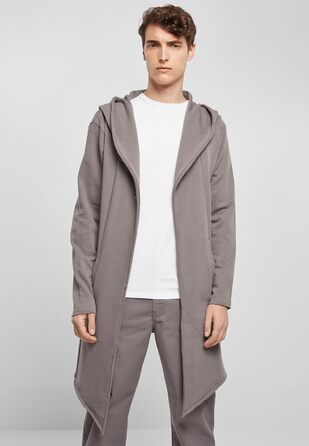 Кардиган чоловічий Urban Classics з капюшоном, відкритий край (4XL, асфальт)