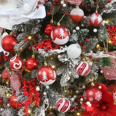 Декоративна куля на ялинку Sea Team з малюнком та іграшками, набір 60 мм/80 мм