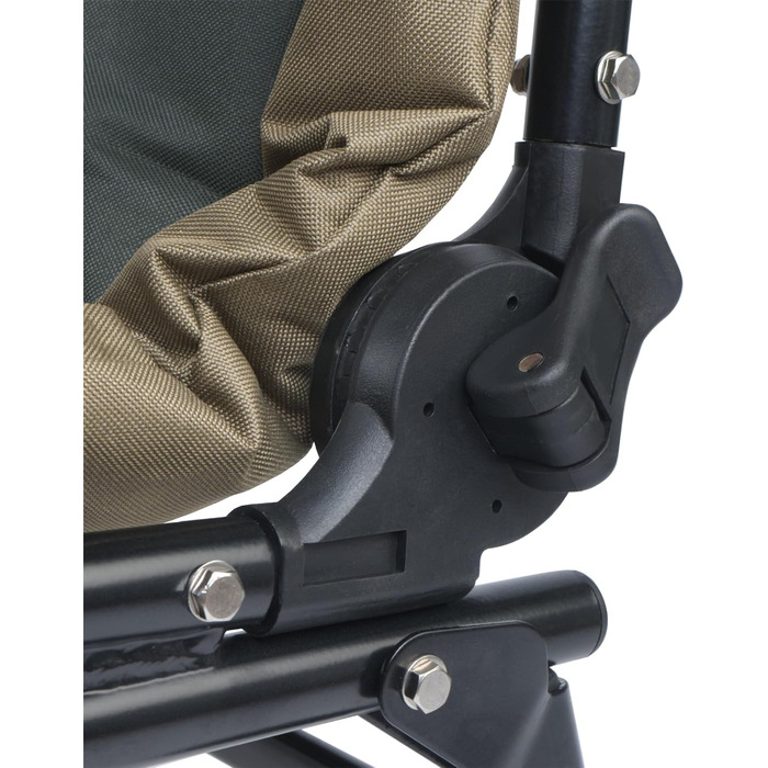 Крісло розкладне CampFeuer Angelstuhl для кемпінгу, риболовлі та відпочинку на природі (оливково-зелений)