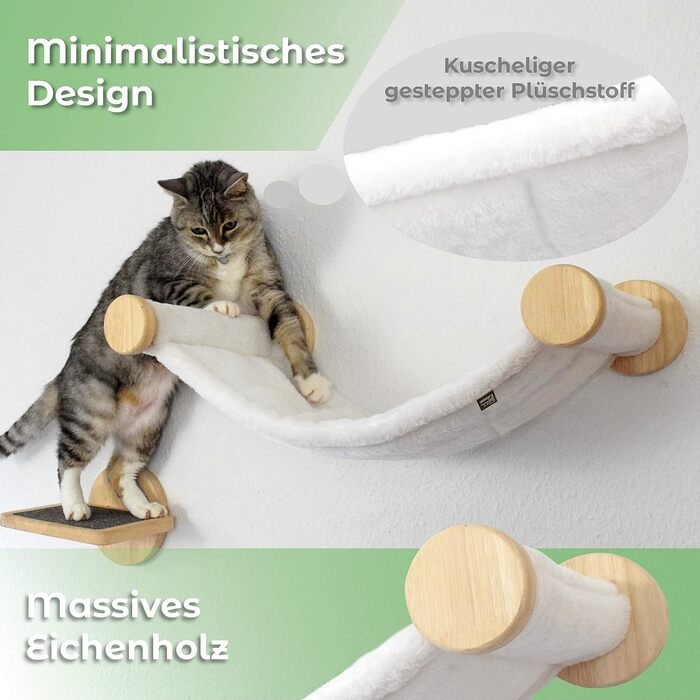 Підвісна лежанка для котів на стіну, ECO лежанка для котів, розширення для котячої стіни, сходи для котів, лежанка на стіні, лежанка для котів, котячий куточок, місце для сну котів