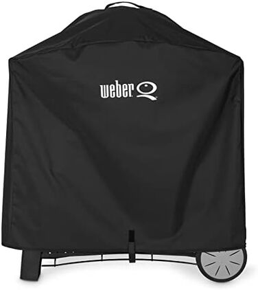 Преміум чохол Weber для гриля Q2000/Q3000 з візком, дихаючий, водо- і UV-захист, чорний, для BBQ