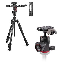 Карбоновий штатив Manfrotto Befree Live Carbon Twist з відео-головою та сумкою, для DSLR та бездзеркальних камер, навантаження 4кг