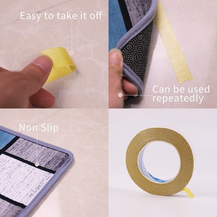 Сходинкові килимки (20,3 x 76,2 см) 13 шт. з антиковзким покриттям та PVC-підкладкою. У комплекті додаткове клейове стрічкове покриття