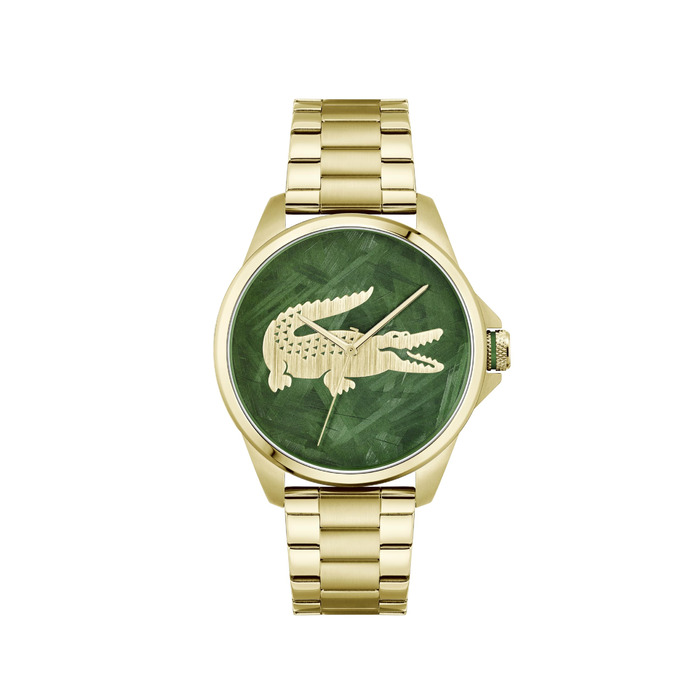 Годинник Lacoste Le Croc чоловічий кварцовий з браслетом з нержавіючої сталі (золотистий)