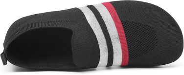 Домашні тапочки для жінок та чоловіків, для ходьби босоніж, в'язані шкарпетки, зручні тапочки для подорожей (38/39.5 EU, Чорний)