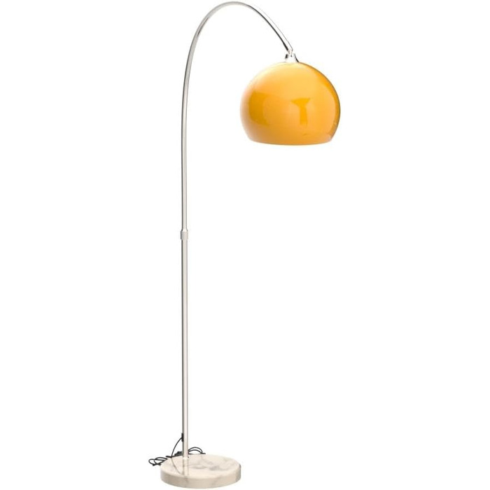 Торшер Jago Bogenleuchte помаранчевий, регульована висота 145-220 см, 1xE27 LED 60W, енергоефективність A++-E