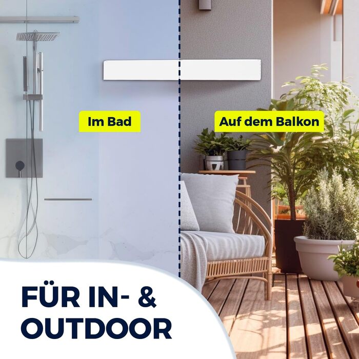 Сушарка для одягу EASYmaxx Wandwäschetrockner 400 на стіну – компактна та висувна, 80 x 40 x 10,5 см, 4 м довжини сушіння. Підходить для сушіння одягу в приміщенні та на вулиці без електроенергії.